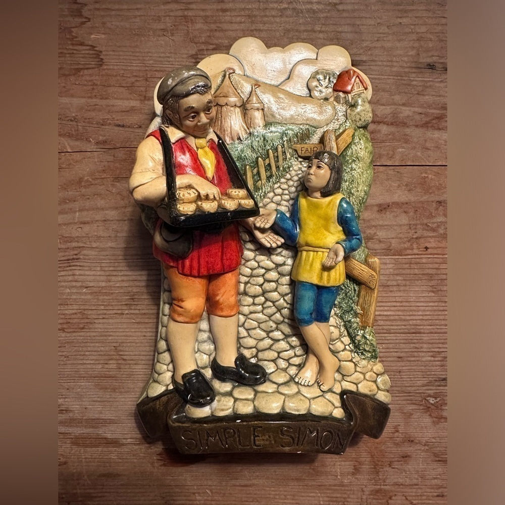 Wall plaque. Nursery rhyme. Naturecraft.